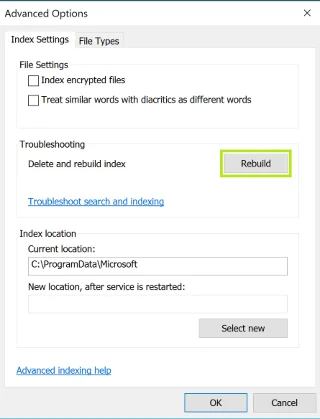 Comment résoudre le problème de recherche Outlook