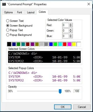 Cómo cambiar el color del símbolo del sistema en Windows 10, 8, 7