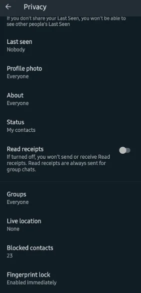 WhatsApp'ta Parmak İzi Kilidi Nasıl Kurulur