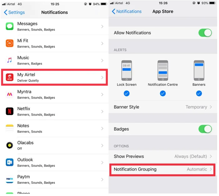 Consejos para controlar las notificaciones de iPhone con iOS 12