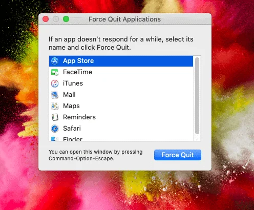 Cómo forzar el cierre de una aplicación en Mac: 5 formas de cerrar una aplicación