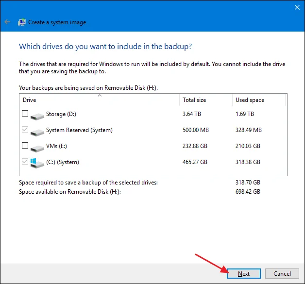 Cómo crear una copia de seguridad rápida del sistema en Windows 10, 7 y 8