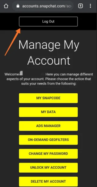 Cara Keluar Dari Snapchat- Langkah Cepat