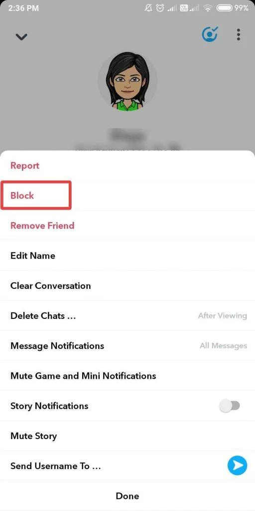 วิธีลบหรือบล็อกใครบางคนใน Snapchat โดยที่พวกเขาไม่รู้