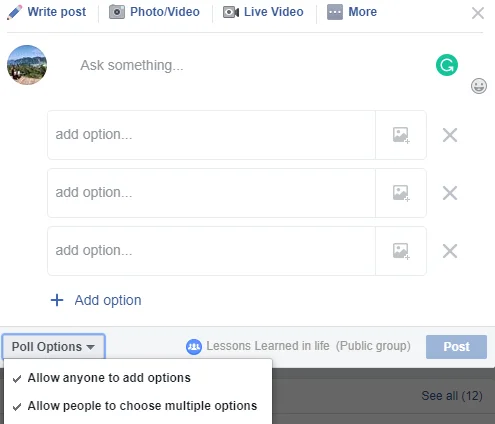 จะสร้างโพลบน Facebook ได้อย่างไร?