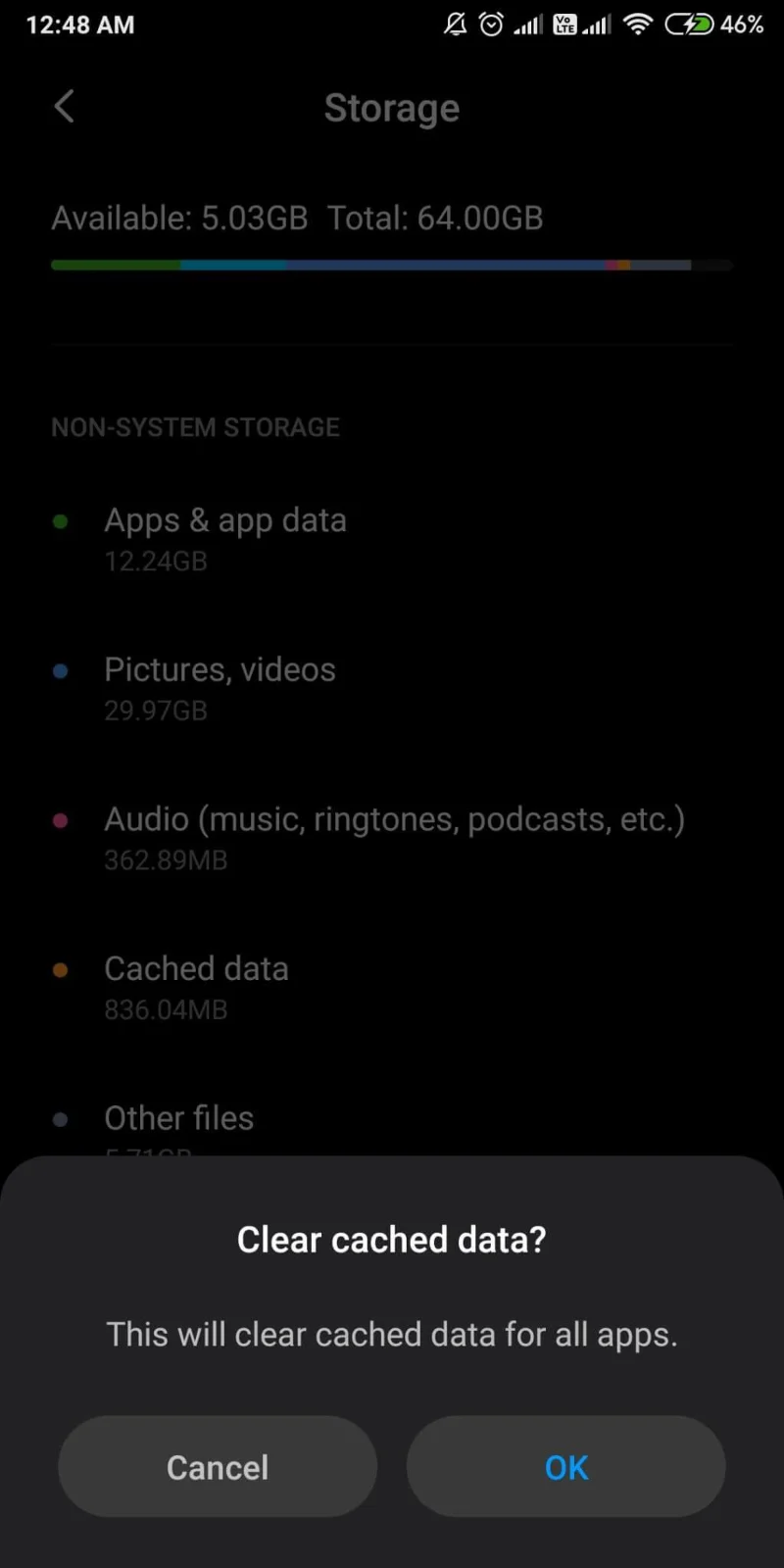 Cum să ștergeți memoria cache Android