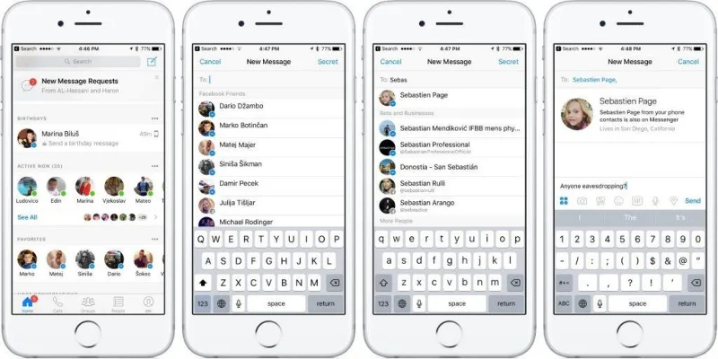 Démarrer une conversation secrète sur Facebook Messenger
