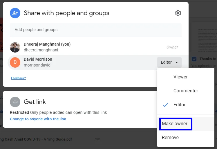 ¿Cómo mover archivos en Google Drive y transferirlos a otra cuenta?