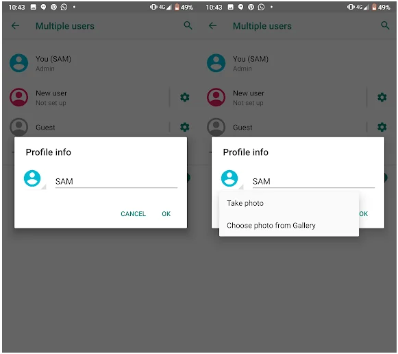 Langkah-langkah Untuk Mengatur Beberapa Profil Pengguna Di Android