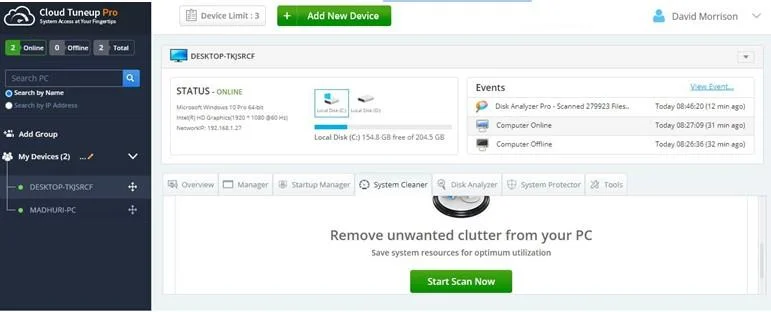 Cum să gestionați consumul de spațiu pe disc cu Cloud Tuneup Pro