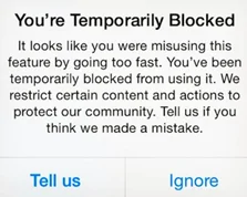 Comment se débarrasser du problème « Action bloquée sur Instagram »