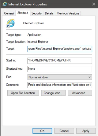 Cómo abrir siempre sus navegadores en modo incógnito: Chrome, IE y Mozilla Firefox