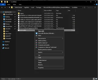 Windows 10da Yapışkan Notlar Nasıl Yedeklenir ve Geri Yüklenir?