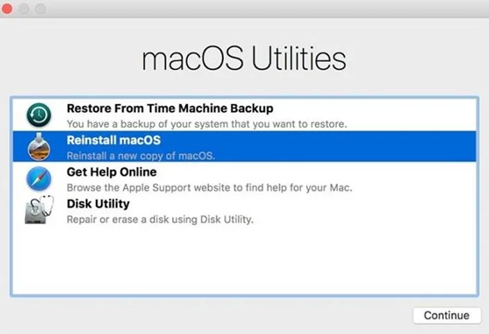macOS 복구 서버 연결 오류 수정 과정