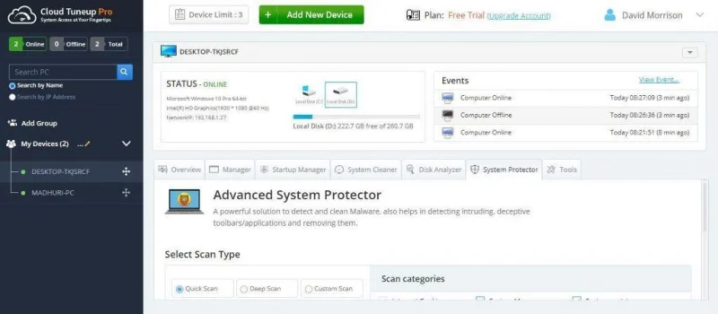 Cloud Tuneup Pro ile İnternet Çerezlerini ve Sistem Kayıt Defterini Tara