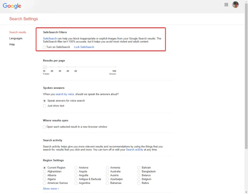 ¿Qué es Google Safe Search y cómo usarlo?