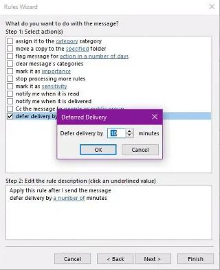 Comment planifier un e-mail sur Outlook