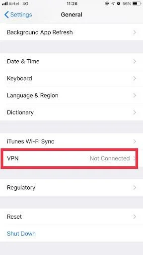 iOS'ta VPN Erişimini Yapılandırma Adımları