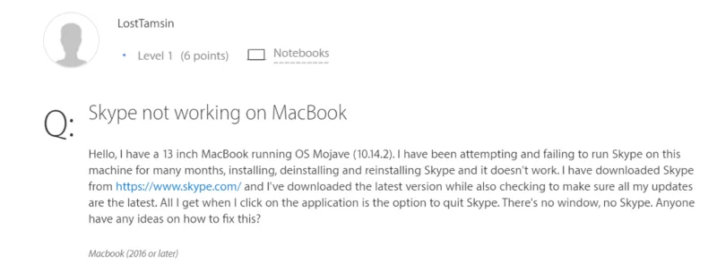 Skype Tidak Bekerja Di Mac (2001) – Inilah Cara Memperbaikinya
