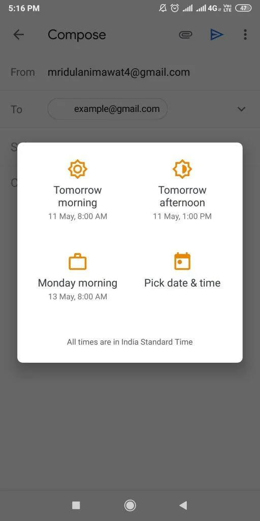 Bagaimana saya bisa Menjadwalkan Email saya di Gmail