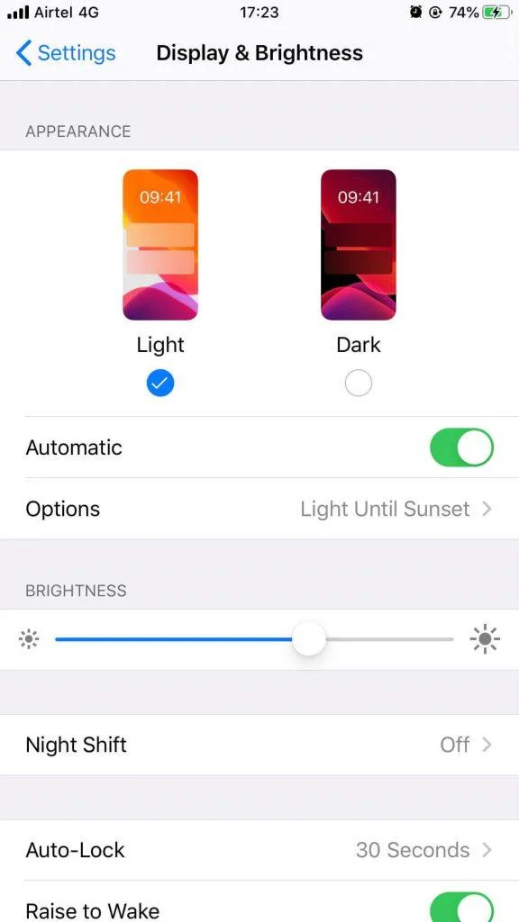 Comment activer le mode sombre dans iOS 13 ?