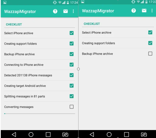 ¿Cómo transferir sus mensajes de WhatsApp desde iPhone a Android?
