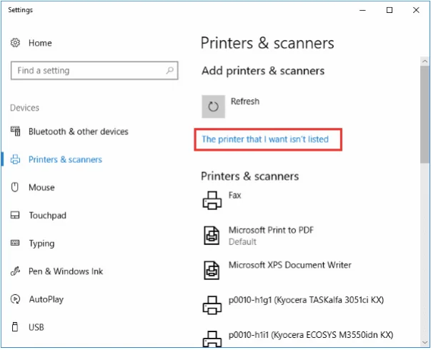 Cum să configurați o imprimantă fără fir pe Windows 10