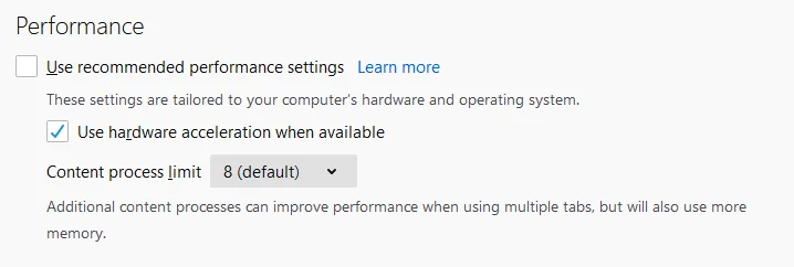 Cum să reduceți utilizarea de memorie mare a Firefox în Windows 10