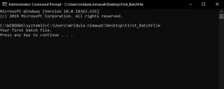 Как запустить пакетный файл от имени администратора в Windows 10