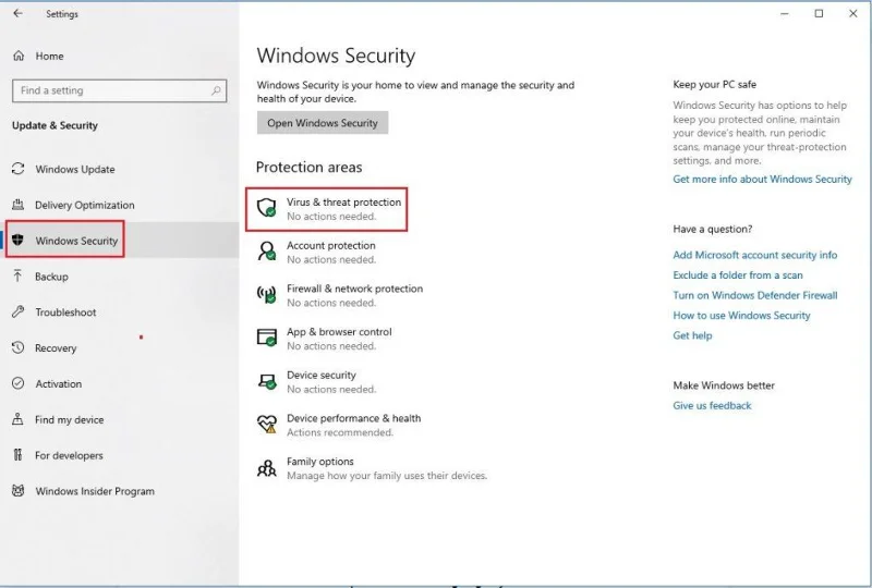 Windows 10'da Güvenlik Dış Müdahale Koruması Özelliği Nedir?
