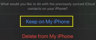 Cómo restaurar contactos desde la copia de seguridad de iCloud
