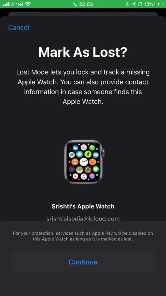 Comment retrouver votre Apple Watch perdue ?