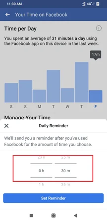 Instagram, Facebook y YouTube agregan rastreadores de actividad para curar la adicción digital