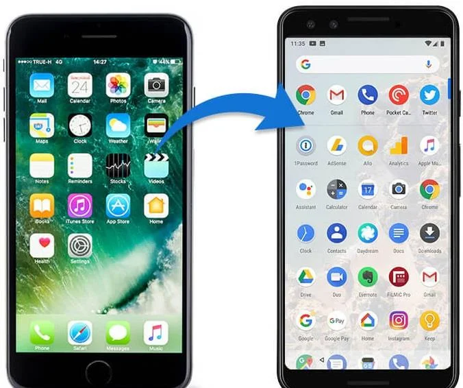 วิธีเปลี่ยนจาก iPhone เป็น Android