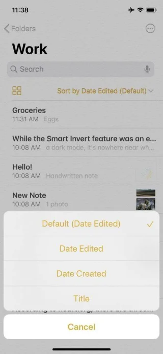Aplicația Apple Notes devine mult mai bună cu iOS 13: ce este nou?