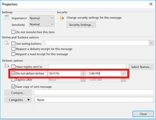 Comment planifier un e-mail sur Outlook