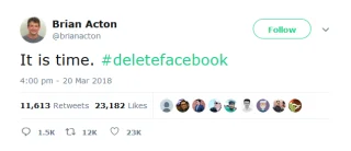 Akhiri Data Mining: #deletefacebook