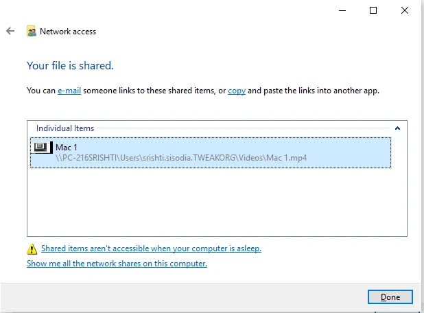 Pasos para ver carpetas y archivos compartidos en Windows 10