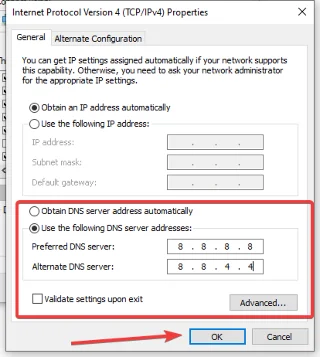 Cómo reparar el error ERR_NAME_NOT_RESOLVED en Chrome en Windows 10