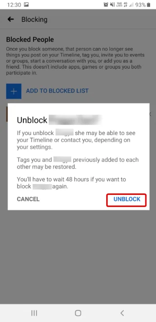 วิธีปลดบล็อกใครบางคนบน Facebook