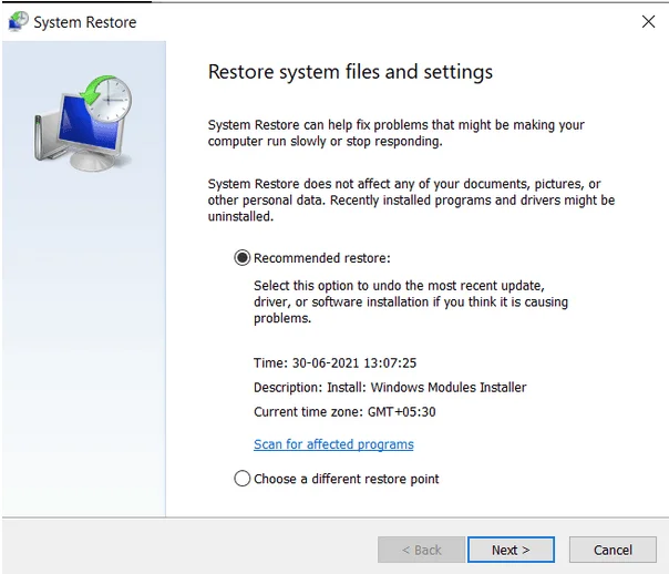 Comment utiliser la restauration du système sous Windows 11