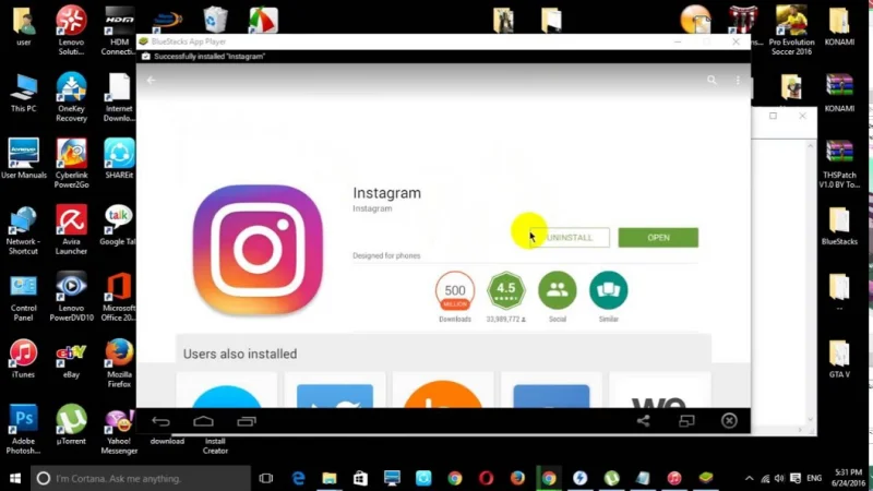 วิธีลงอินสตาแกรม DM บน PC/Mac