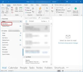 Jak przywołać wiadomość e-mail w programie Outlook?