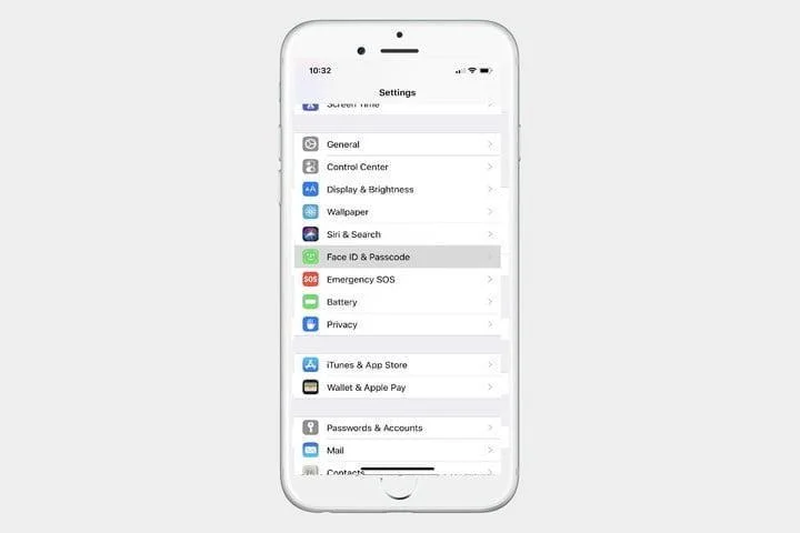 Cum se configurează o față alternativă cu Face ID?
