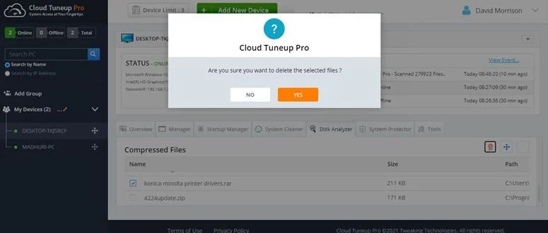 Cum să gestionați consumul de spațiu pe disc cu Cloud Tuneup Pro