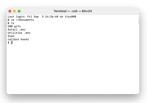 วิธีใช้ Terminal Command-Line ใน macOS
