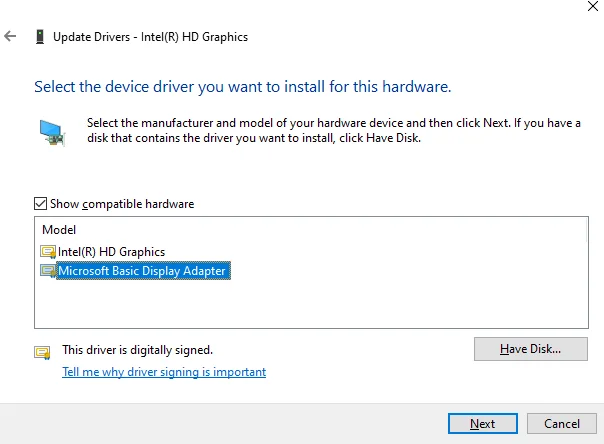 Windows 10에서 밝기가 작동하지 않는 문제를 해결하는 방법?