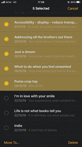 Gesturi cu două degete: un nou mod de a utiliza aplicația Apple Notes pe iPad și iPhone