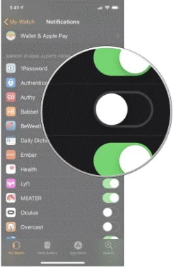 Comment gérer les notifications sur Apple Watch