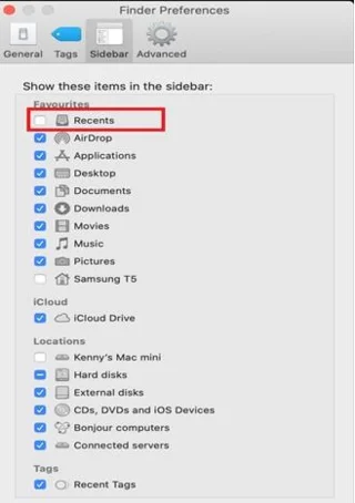 Cómo buscar y borrar la actividad reciente en Mac